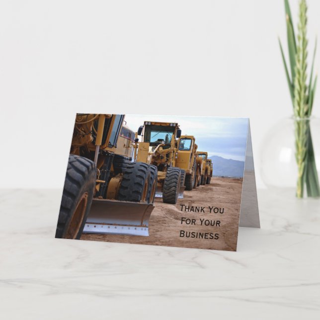 Thank You For Your Business Card (Front)