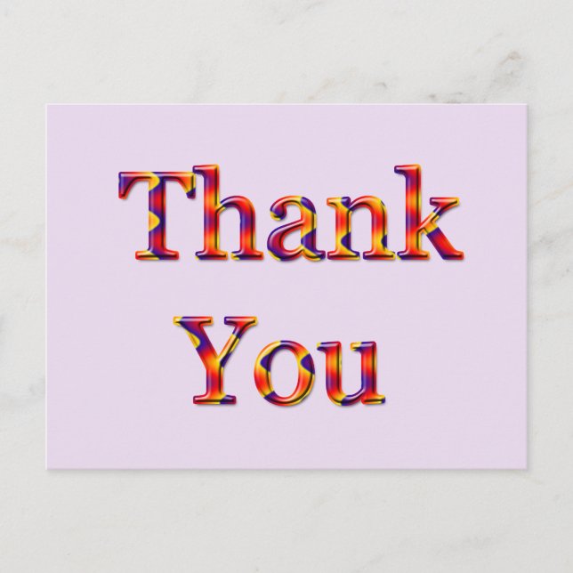 Thank You for Your Business Customer Appreciation Postcard (Front)