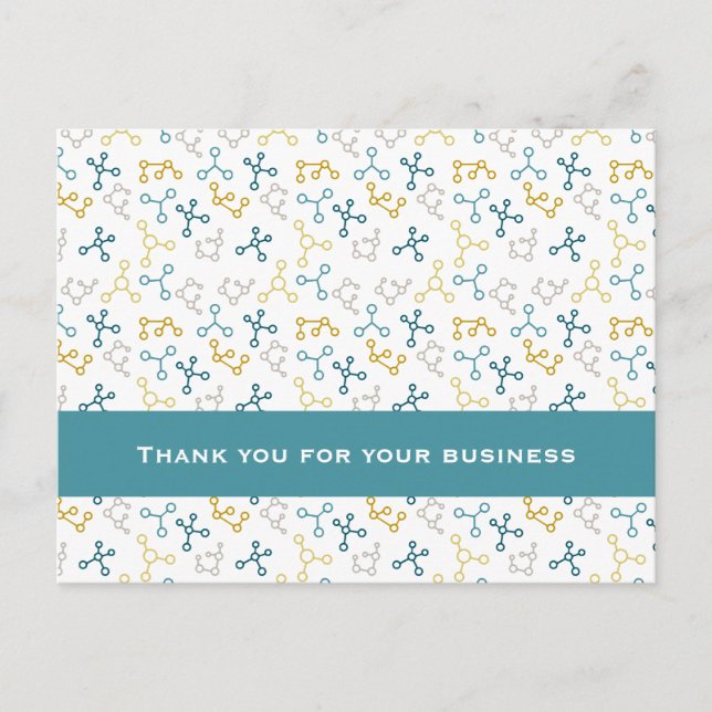Thank You for Your Business Science Postcard (Front)