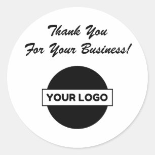 Thank You For Your Business Square Sticker