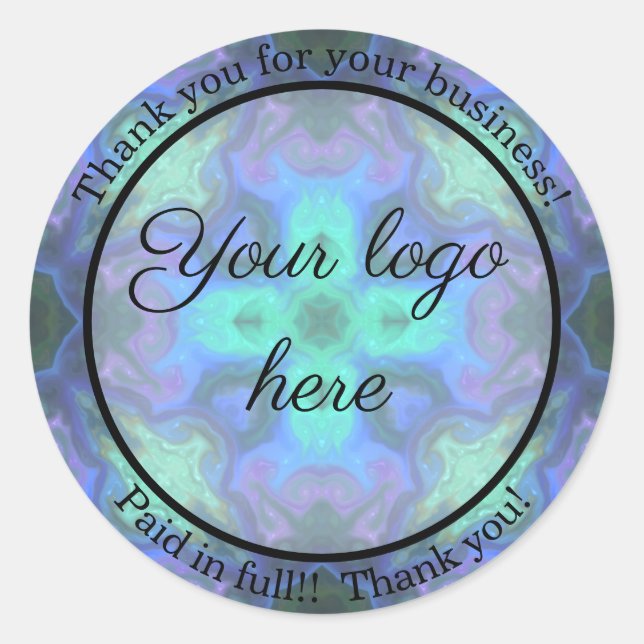 Thank you for your business stickers (Front)