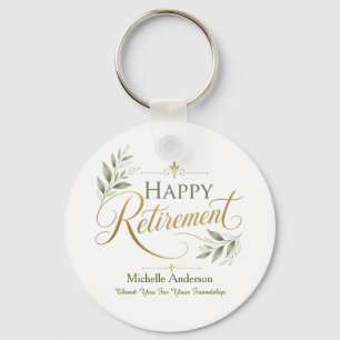 Thank You For Your Friendship Personalised Name Key Ring