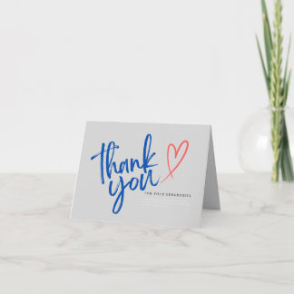 Thank You for Your GENEROSITY Card