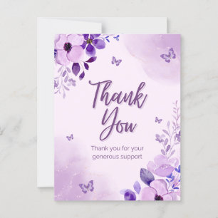 Thank you for your generous support  postcard