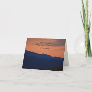 Thank You for Your Kind Expression of Sympathy Card