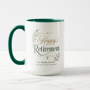 Thank You For Your Leadership Personalised Name Mug