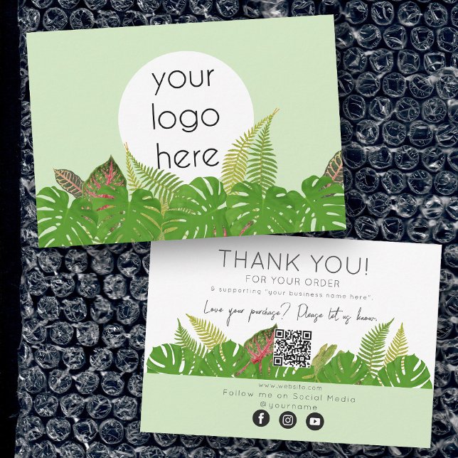 Thank You For Your Order Business Greenery (Creator Uploaded)