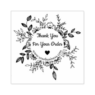 Thank You For Your Order Business Rubber Stamp