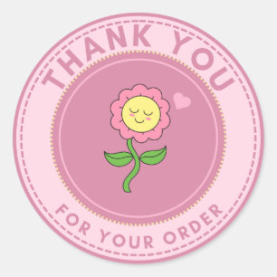 Thank You for Your Order Classic Round Sticker