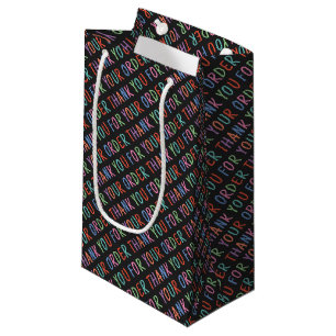 Thank You For Your Order Colourful Simple Moder Small Gift Bag