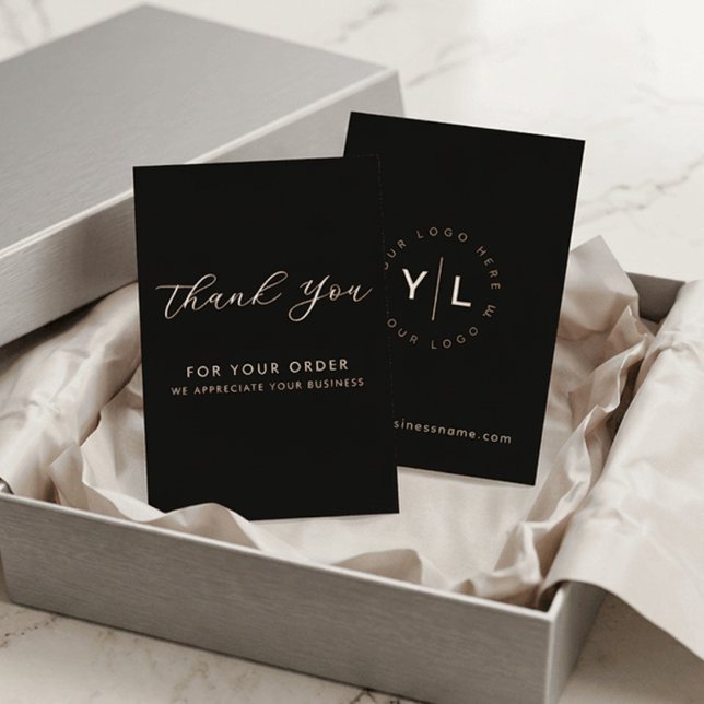 Thank You for Your Order Insert Minimal Card (Creator Uploaded)
