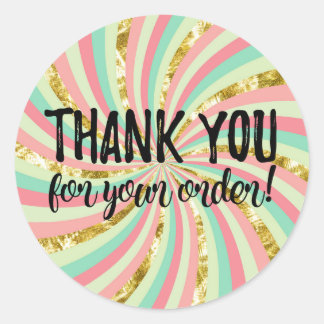 Thank you for your order label