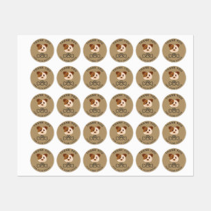 Thank you for your order, puppy sticker. classic r