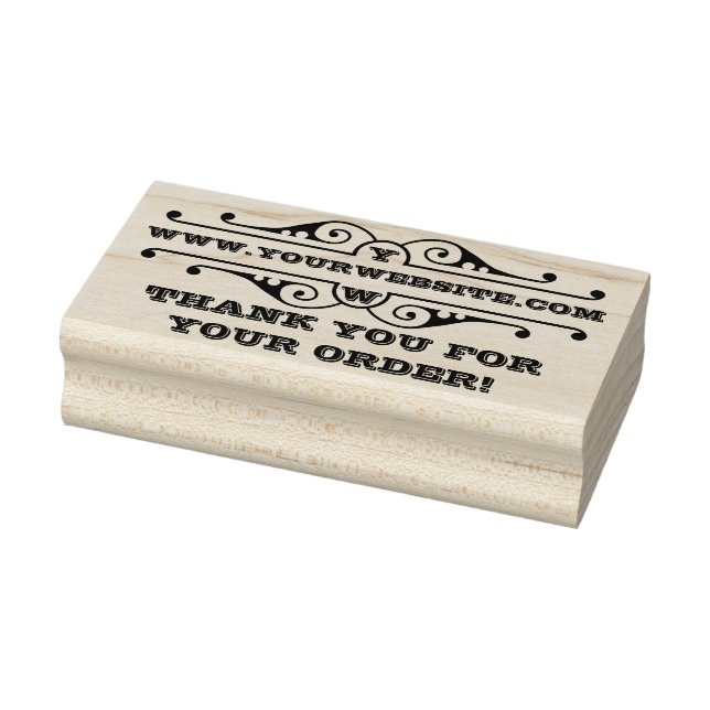 Thank you for your order rubber stamp (Stamp)