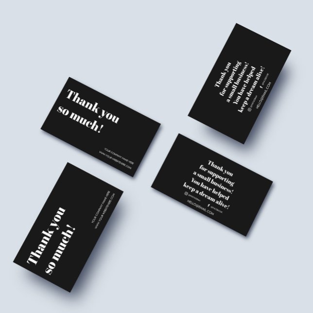 Thank You For Your Order, Small Business Customise Card (Creator Uploaded)