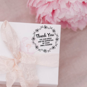Thank You for your order, Small Business, Rubber Stamp