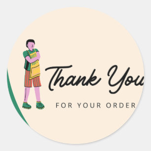 Thank you for your order stickers