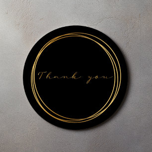 Thank you for your purchase classic round sticker