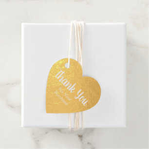 Thank You For Your Purchase Gold Foil Coupon Favour Tags