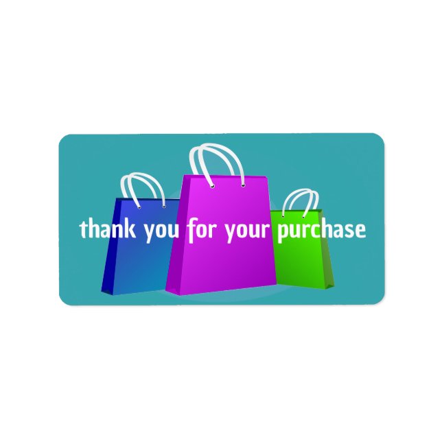 Thank You for your Purchase Labels (Front)