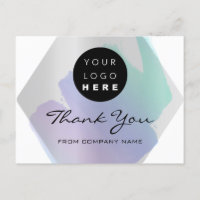 Thank You For Your Purchase Logo Blue Gray