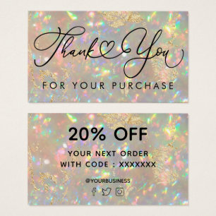 thank you for your purchase opal