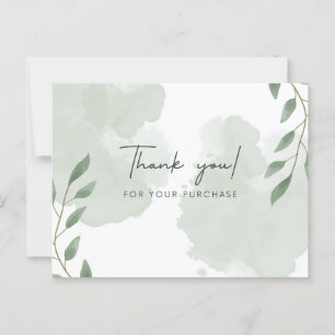 Thank you for your purchase  postcard