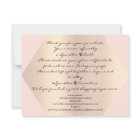 Thank You For Your Purchase Rose Gold Logo