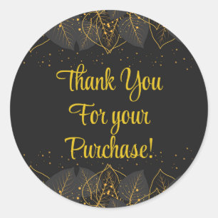 Thank you for your purchase stickers