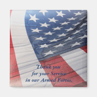 Thank you for your Service Armed Forces Magnet