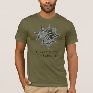 Thank you for your service bee men's t-shirt