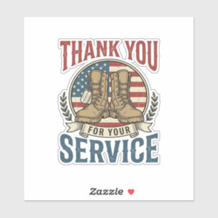 Thank You for Your Service Military Boots Shirt De