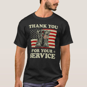 Thank You For Your Service Veteran Veterans Day US T-Shirt