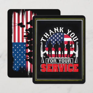 Thank You for Your Service: Veterans Day 2025 Card