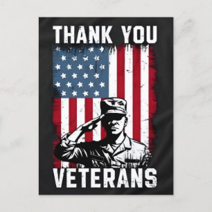 Thank You for Your Service: Veterans Day 2025  Holiday Postcard