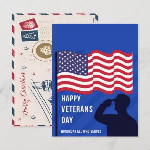 Thank You for Your Service: Veterans Day 2025  Holiday Postcard