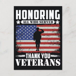 Thank You for Your Service: Veterans Day 2025 Holiday Postcard