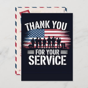 Thank You for Your Service: Veterans Day 2025  Holiday Postcard