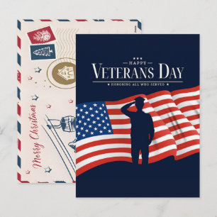 Thank You for Your Service: Veterans Day 2025  Holiday Postcard