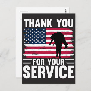 Thank You for Your Service: Veterans Day 2025  Postcard