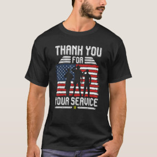 Thank you for your services Patriotic - veterans d T-Shirt