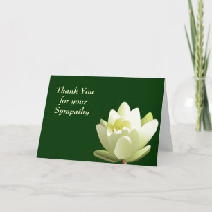 Thank You For Your Sympathy Card