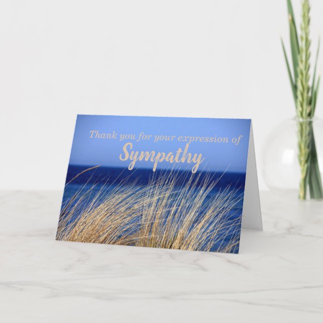Thank you for your Sympathy Card (Front)