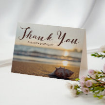 Thank You For Your Sympathy | Conch on a Beach