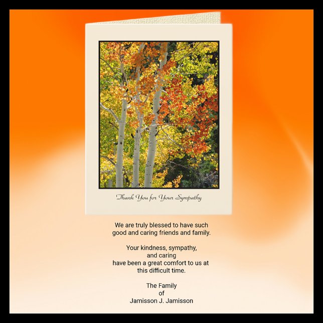 Thank You for Your Sympathy, Three Aspens (Creator Uploaded)