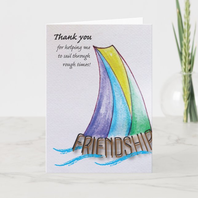 Thank you friend. (Front)