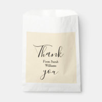 Thank you from add name yellow Pastel boho wedding