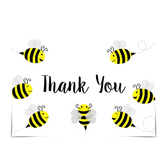 "Thank You" From All of Us Group Bee Card (Creator Uploaded)
