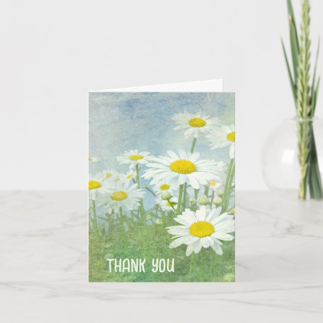 Thank You from Family Daisy Field Card (Front)