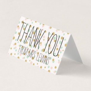 Thank you from Mrs (Teacher) Newly Bride